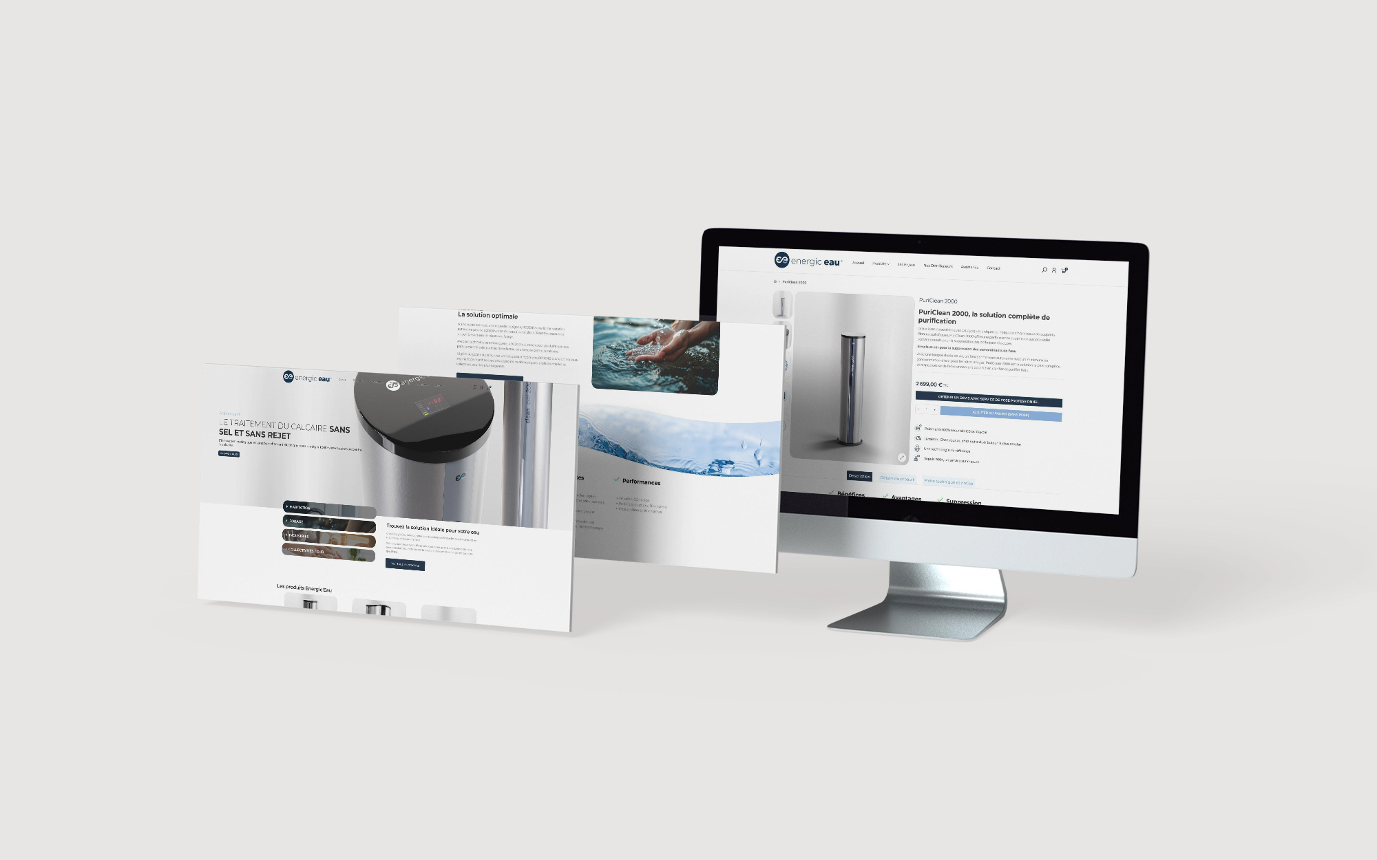 Site e-Commerce Energic Eau